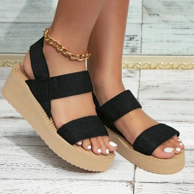 Elizabeth Wedge Sandaler