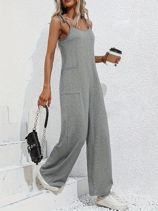 Annie - Stickad casual jumpsuit