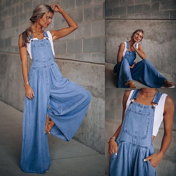 Domika - Denim-jumpsuit til damer