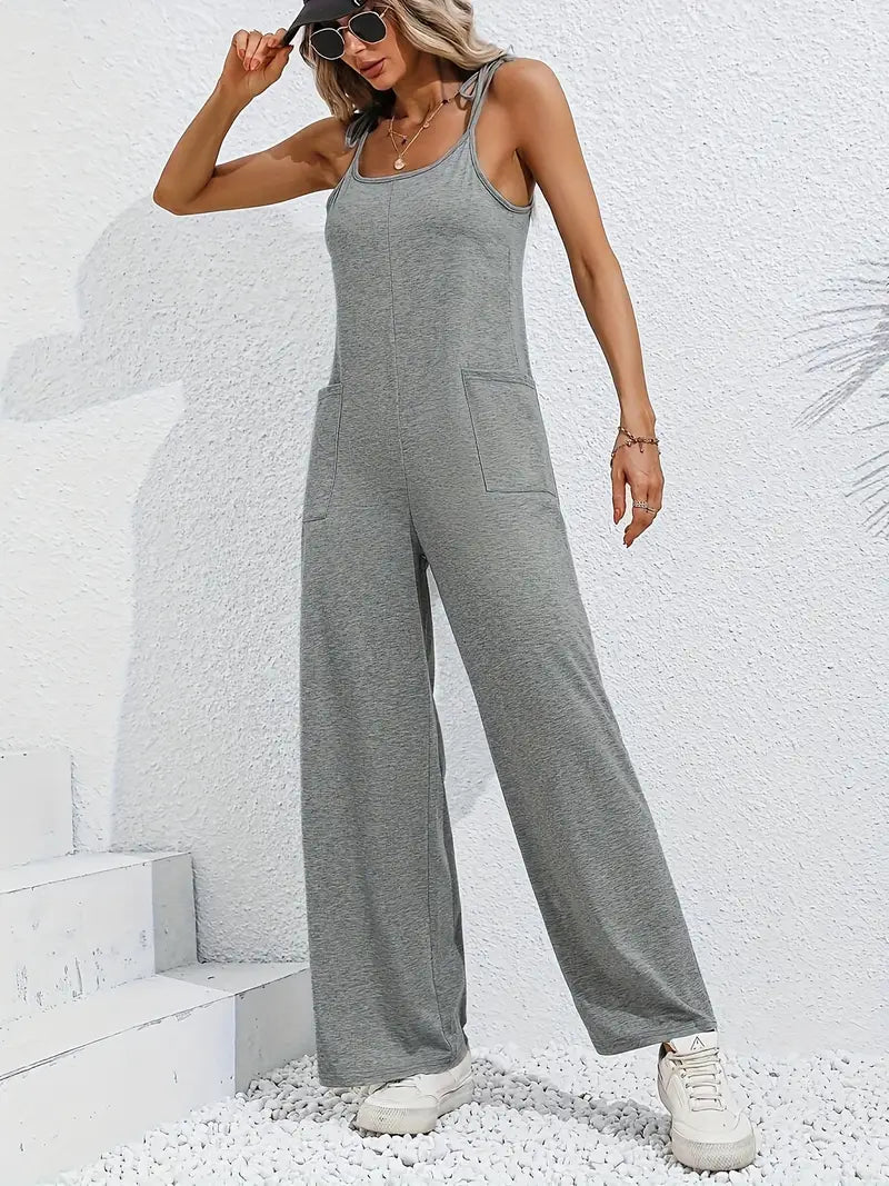 Annie - Stickad casual jumpsuit