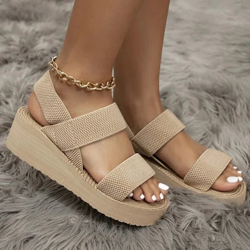 Elizabeth Wedge Sandaler