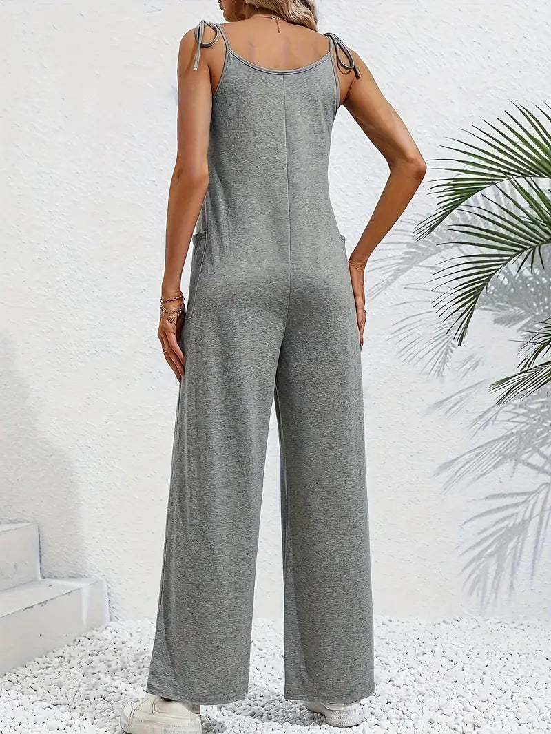 Annie - Stickad casual jumpsuit