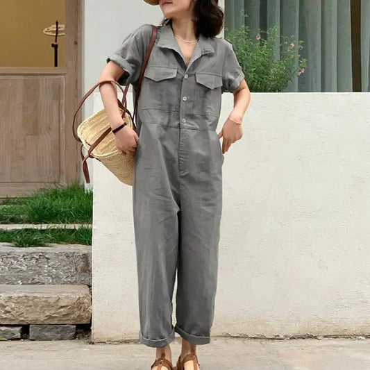 Priscilla - Stilfuld fritids-jumpsuit