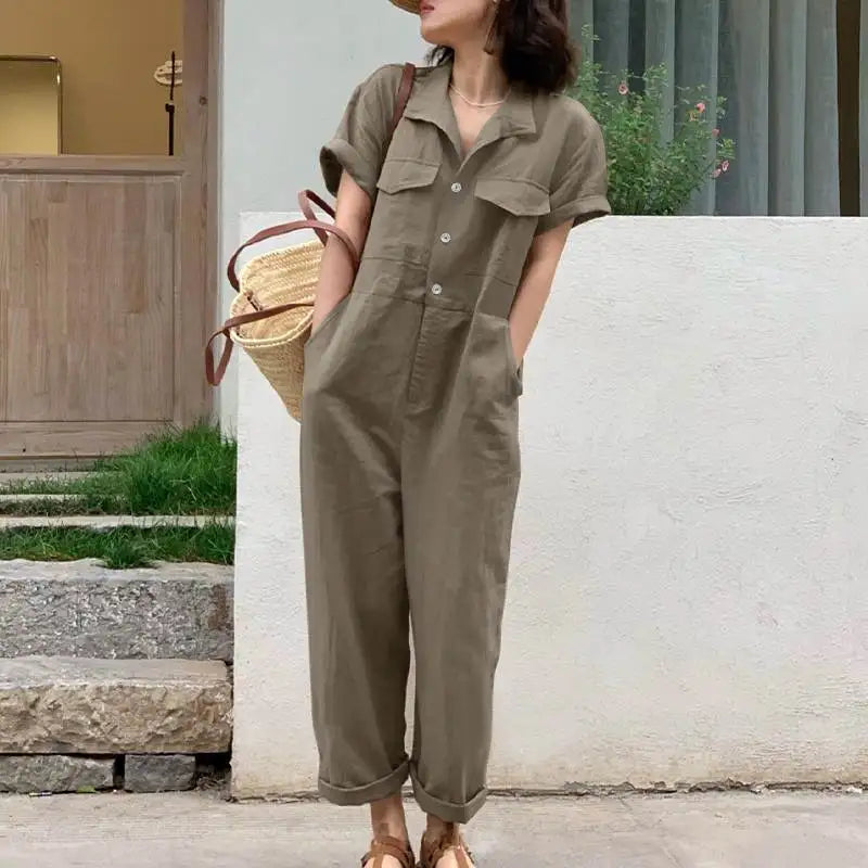 Priscilla - Stilfuld fritids-jumpsuit