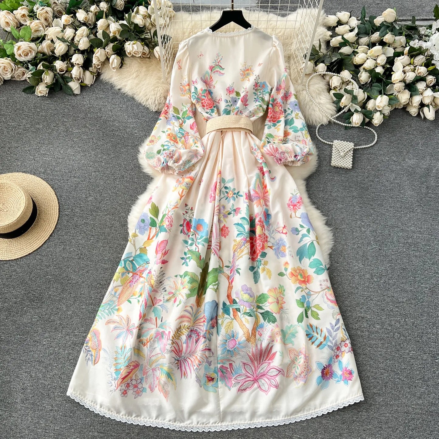 Ophelia - Elegant vintage-kjole