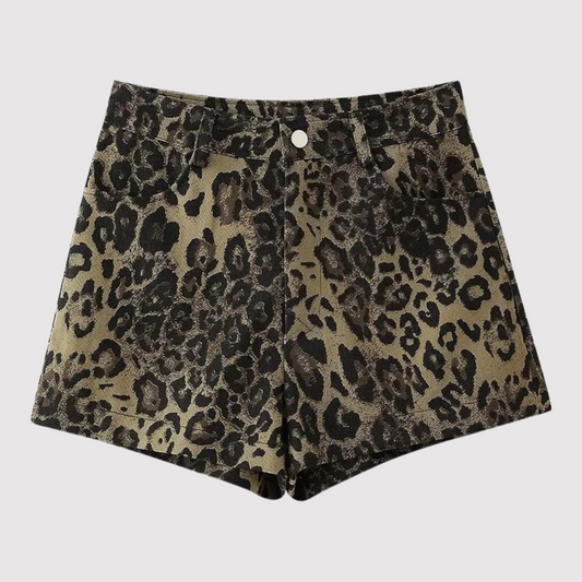 Frances leopardmönstrade shorts