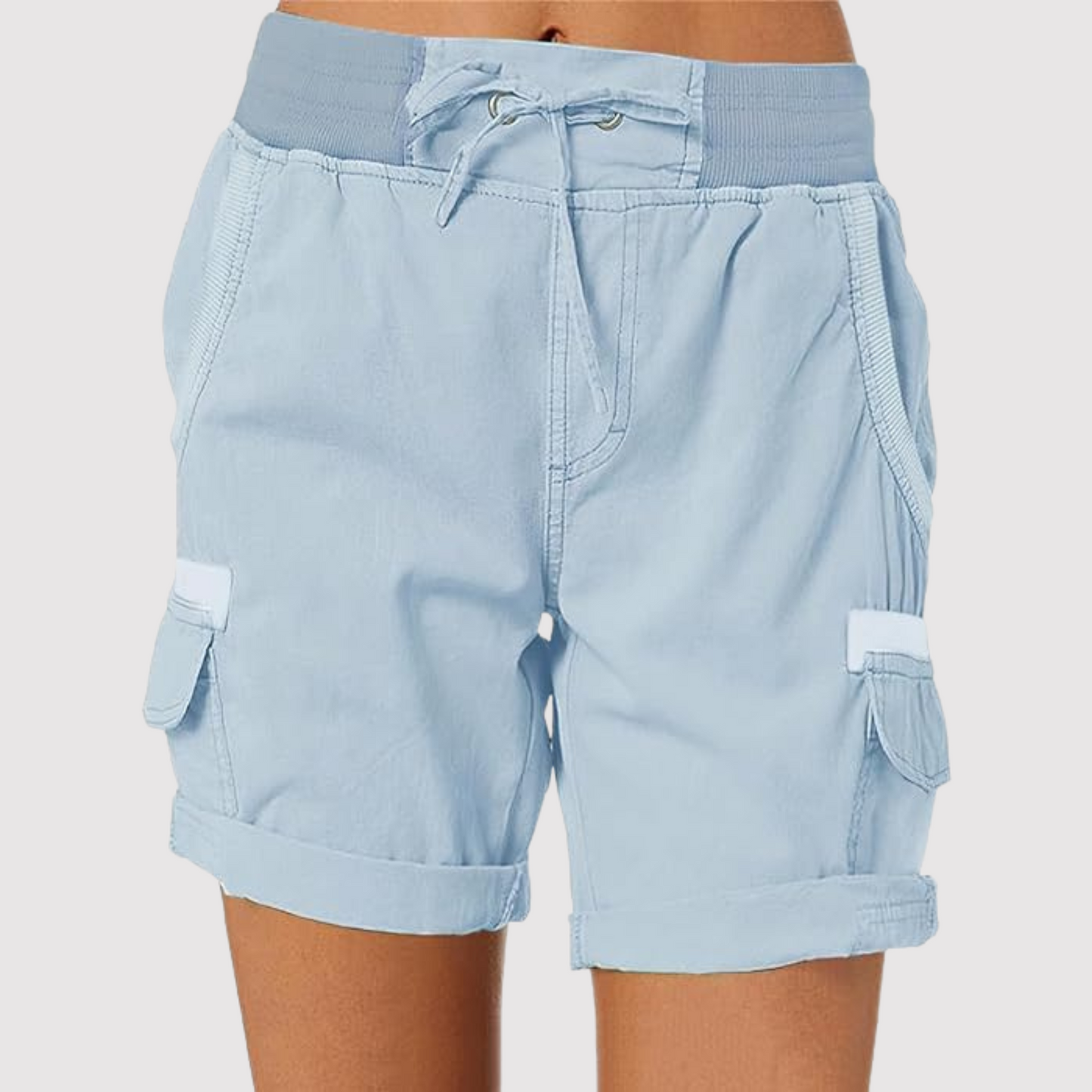 Olive - Cargo shorts för kvinnor