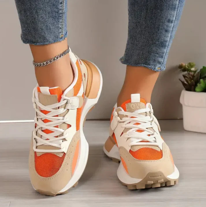 Calliope - Colorblock casual sneakers för kvinnor