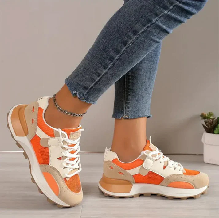 Calliope - Colorblock casual sneakers för kvinnor