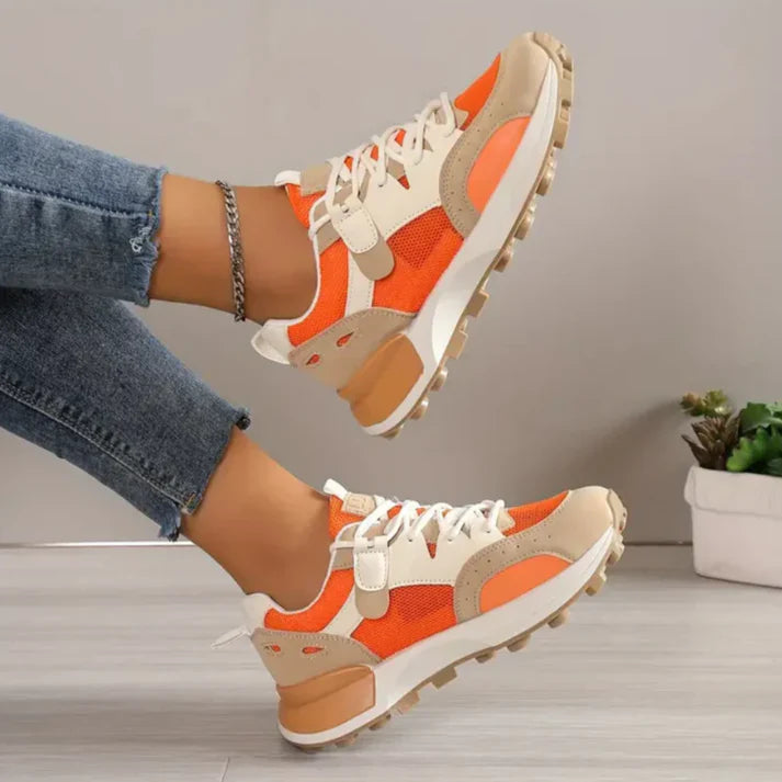 Calliope - Colorblock casual sneakers för kvinnor