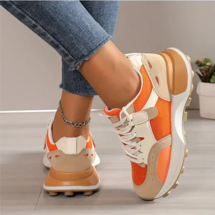 Calliope - Colorblock casual sneakers för kvinnor