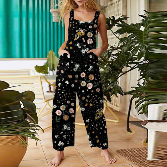 Henrietta Jumpsuit med blommönster för kvinnor