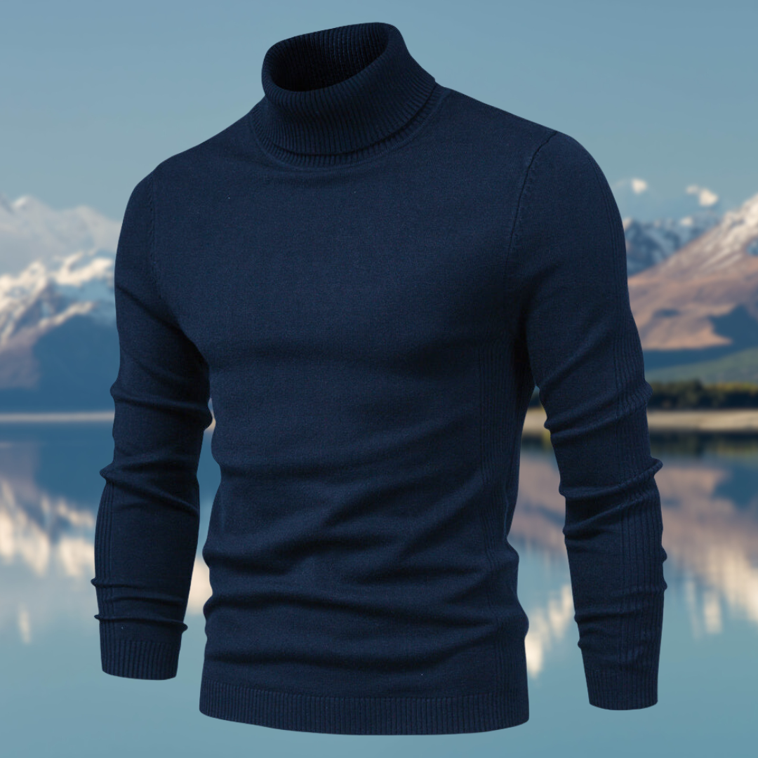 Prestige - Rullekrave sweater