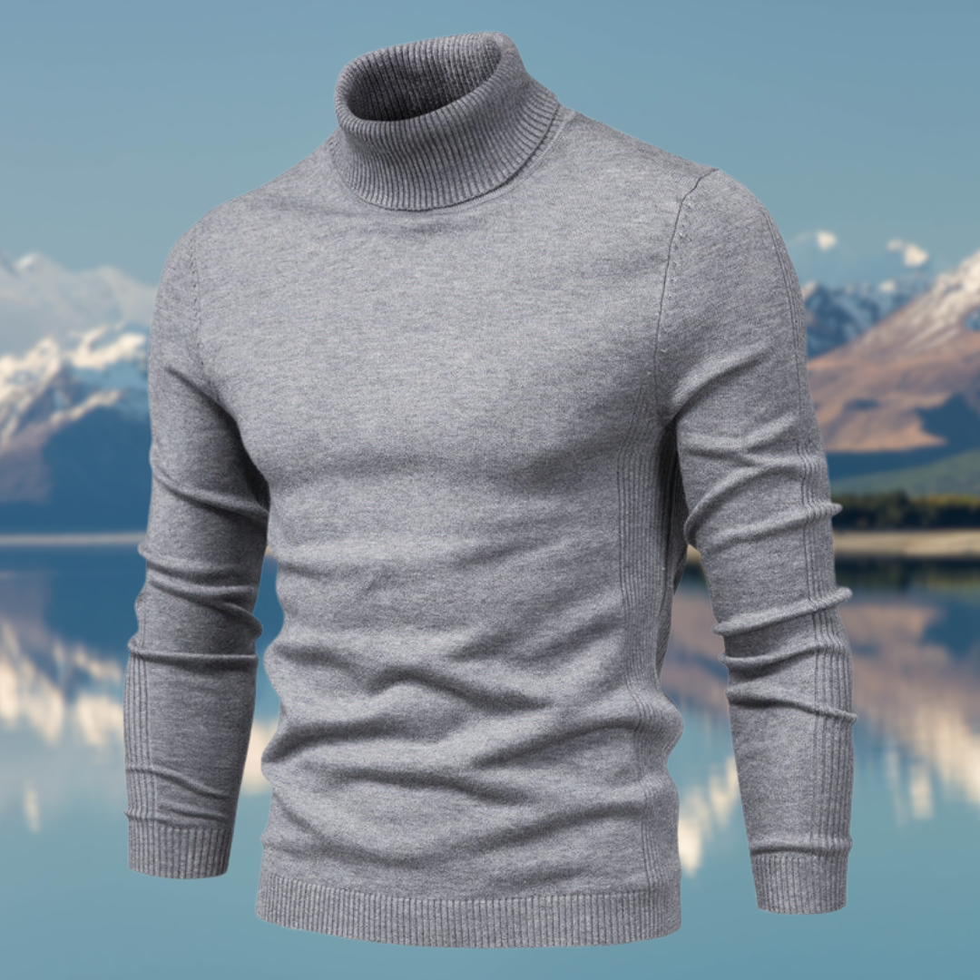 Prestige - Rullekrave sweater