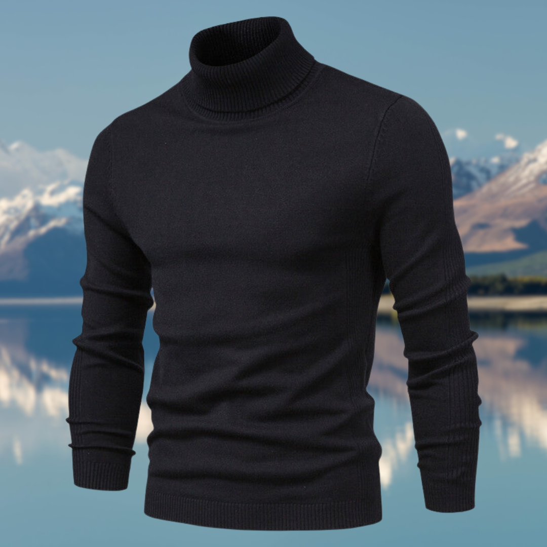 Prestige - Rullekrave sweater