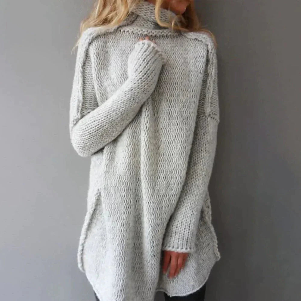 Alexis - Oversize grå sweater