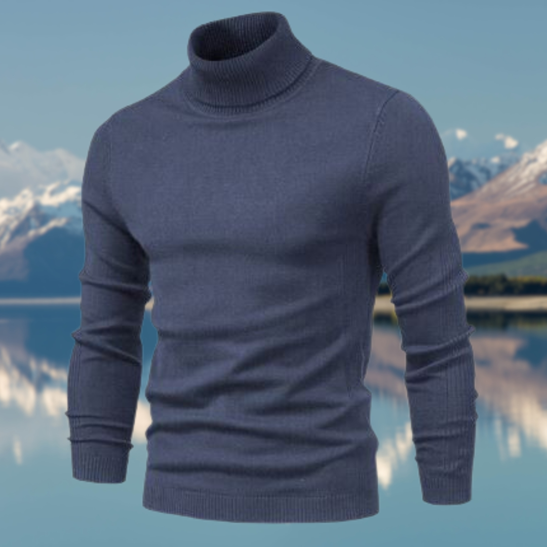 Prestige - Rullekrave sweater