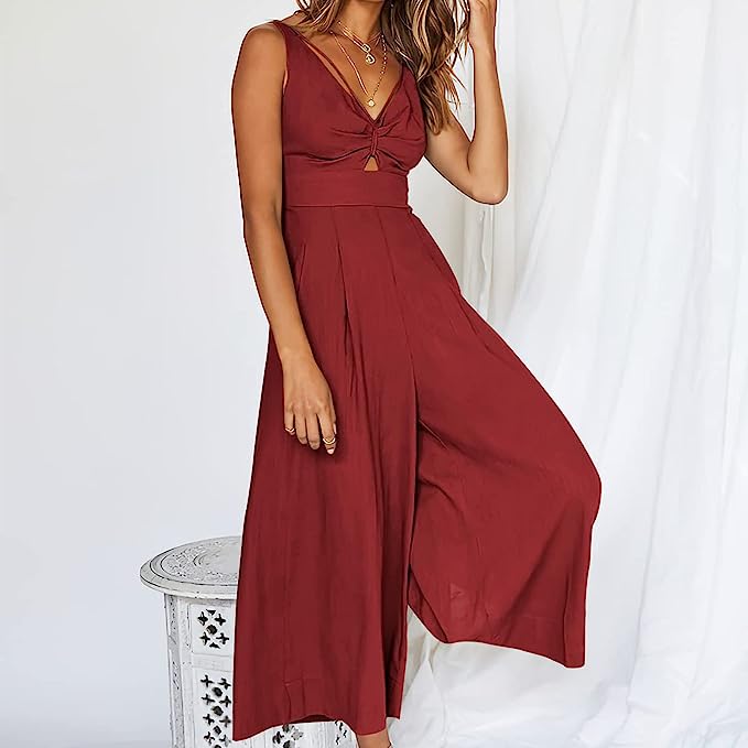 DAWN - Elegante jumpsuits med V-hals