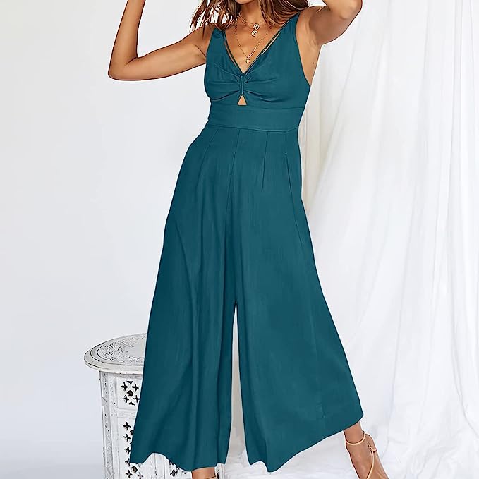 DAWN - Elegante jumpsuits med V-hals