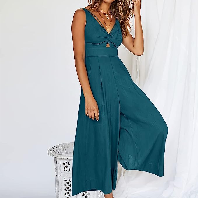 DAWN - Elegante jumpsuits med V-hals