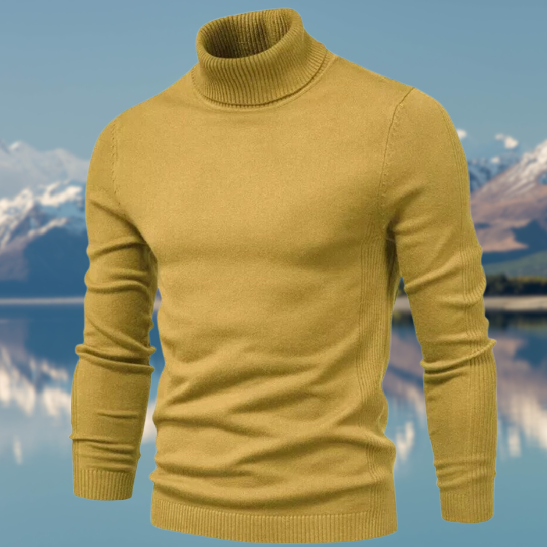 Prestige - Rullekrave sweater