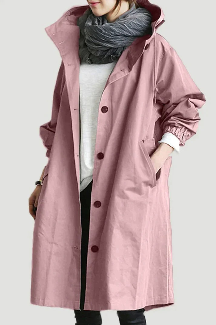 Antonia - Trenchcoat med huva