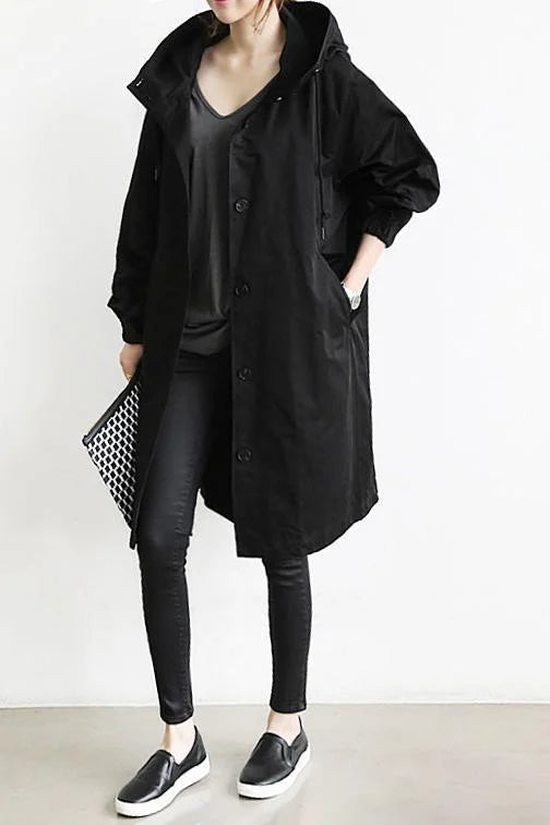 Antonia - Trenchcoat med huva