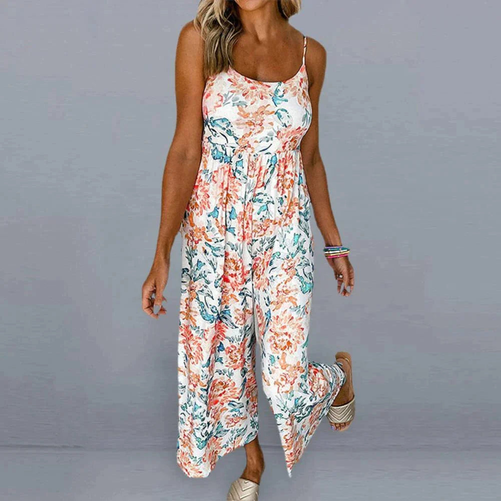 BELLA - Jumpsuit med blomsterprint