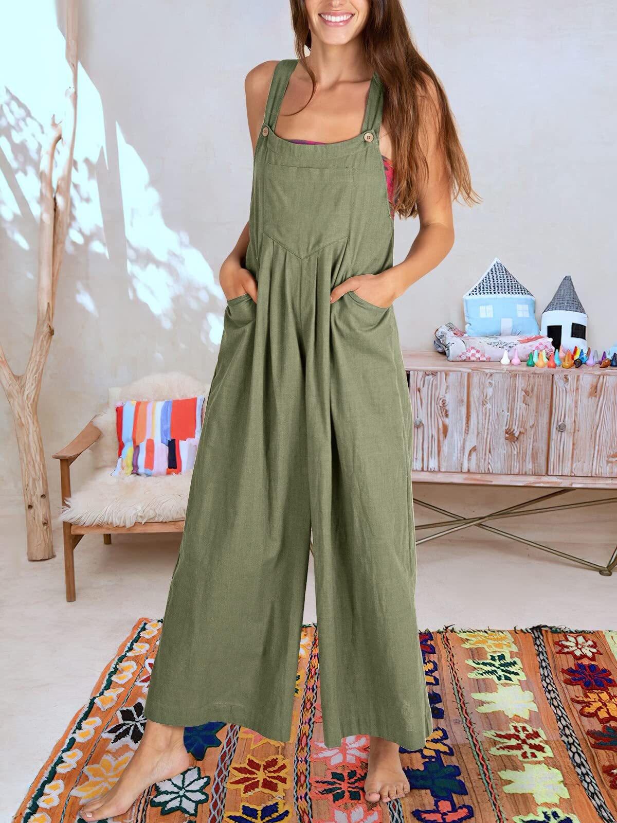 BEATRIZ - Ärmlös jumpsuit för kvinnor