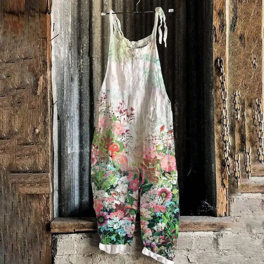 Greta - Jumpsuit med blomsterprint