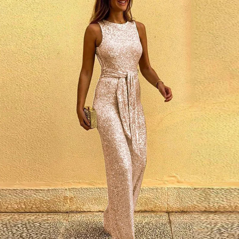 Serafina - Elegant paillet-jumpsuit