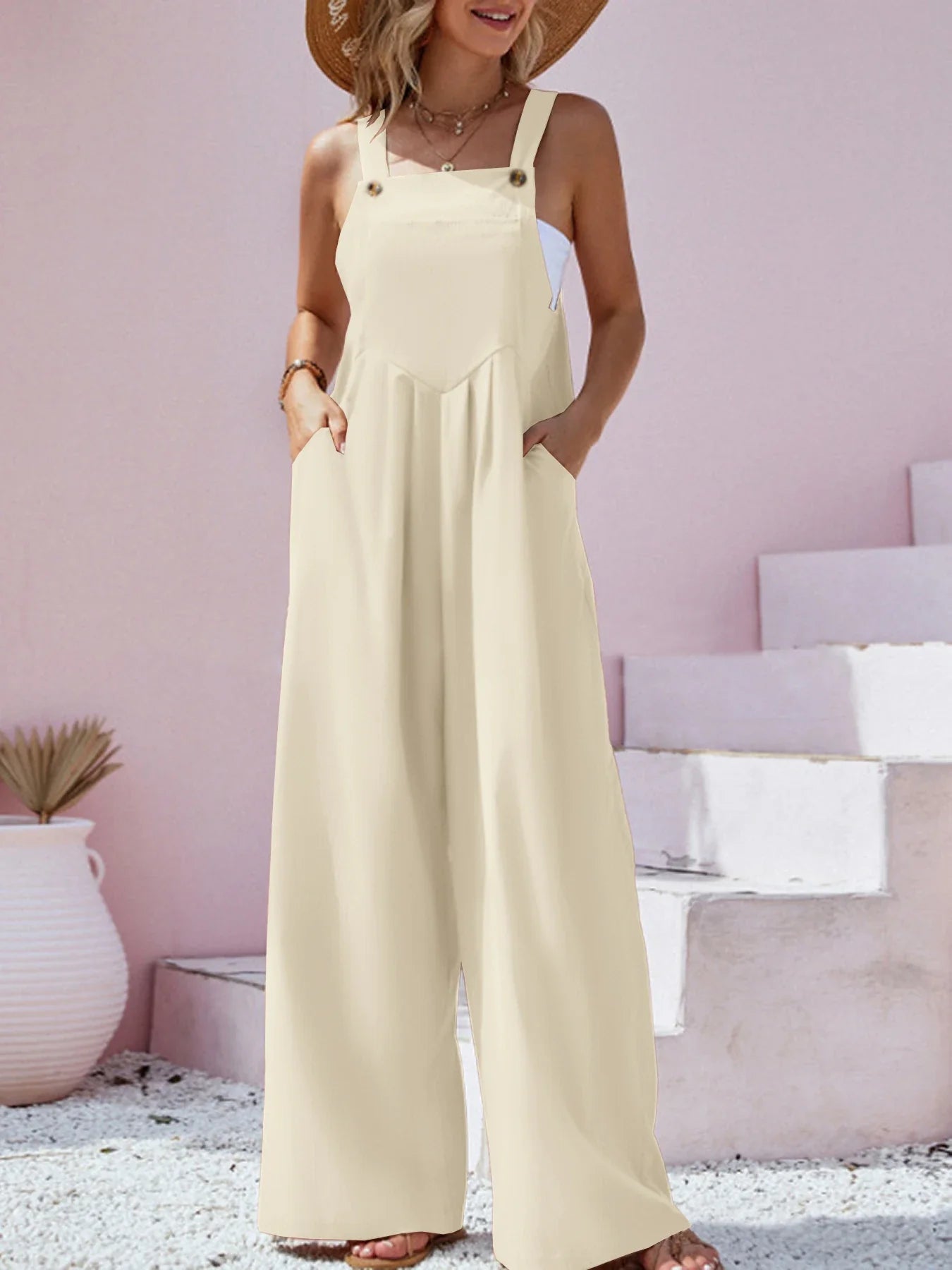 Frances - Jumpsuit mit weitem Bein