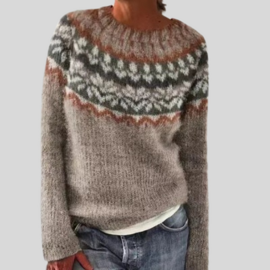 Vanessa - Unik sweater med print