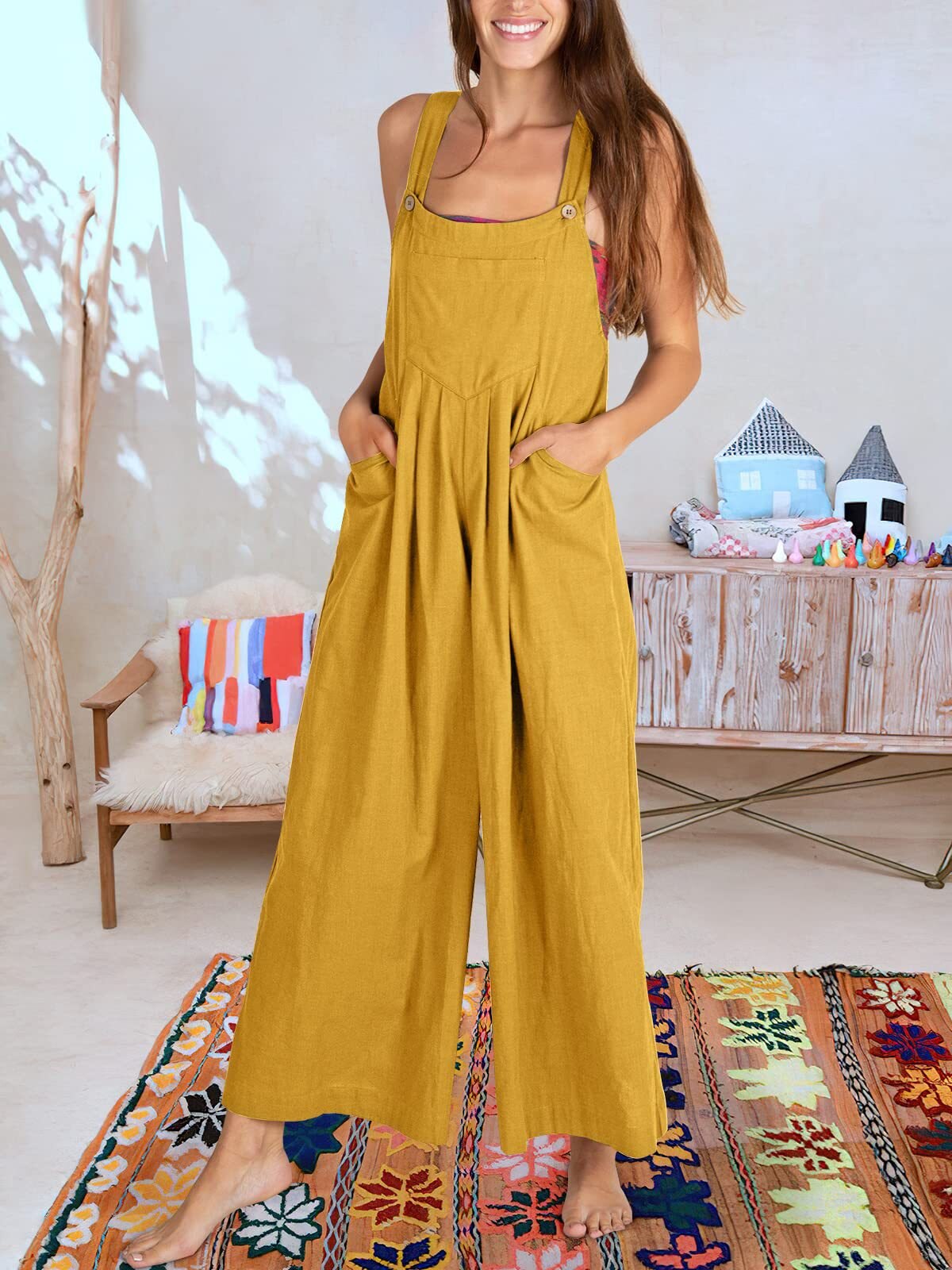 BEATRIZ - Ärmlös jumpsuit för kvinnor