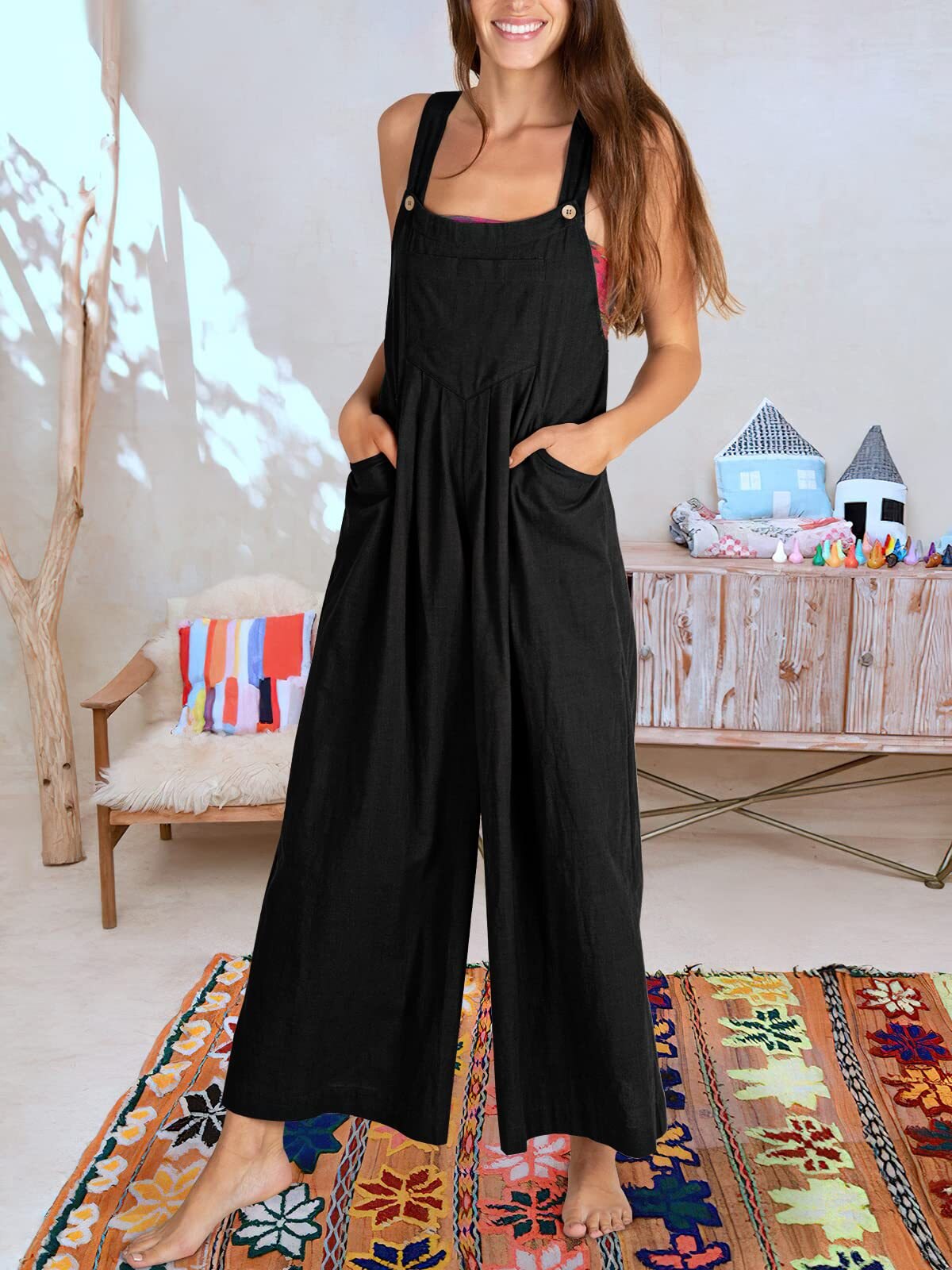 BEATRIZ - Ärmlös jumpsuit för kvinnor