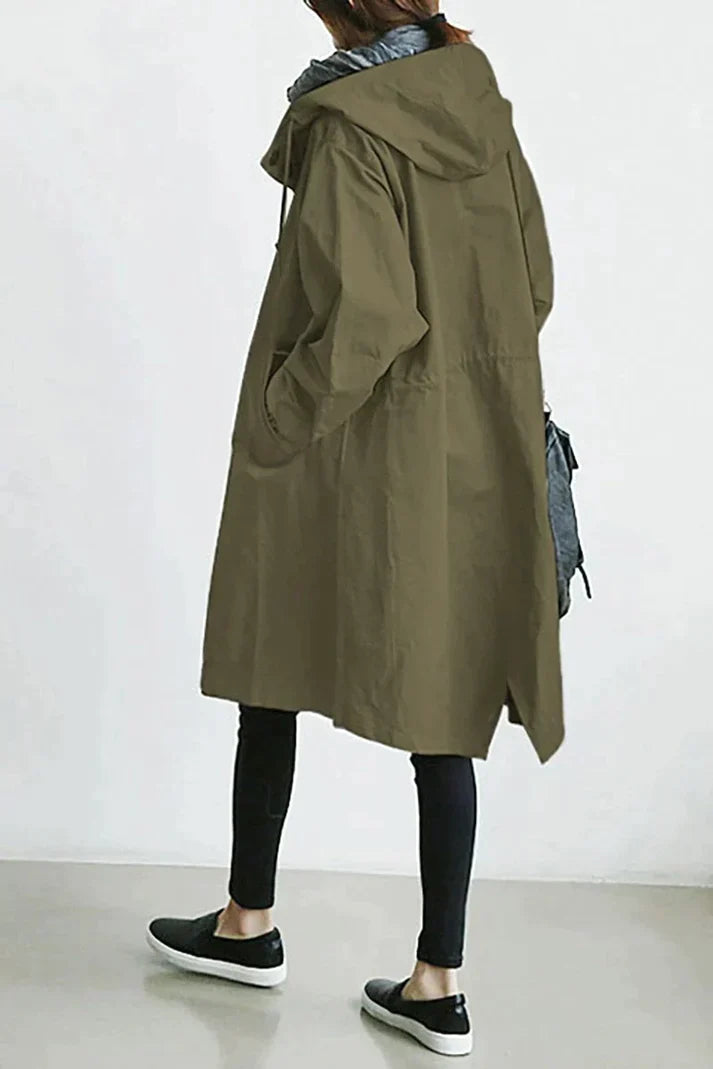 Antonia - Trenchcoat med huva