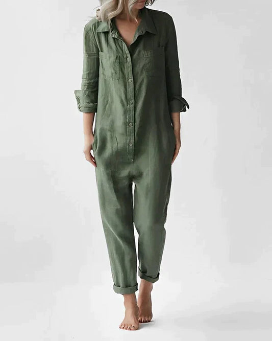 Jovy - Stilfuld grøn jumpsuit