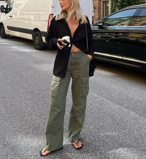 Paula - Straight Fit Cargo Pants