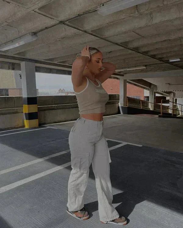 Paula - Straight Fit Cargo Pants