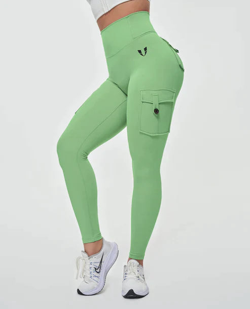 Jeana -Højtaljede cargoleggings