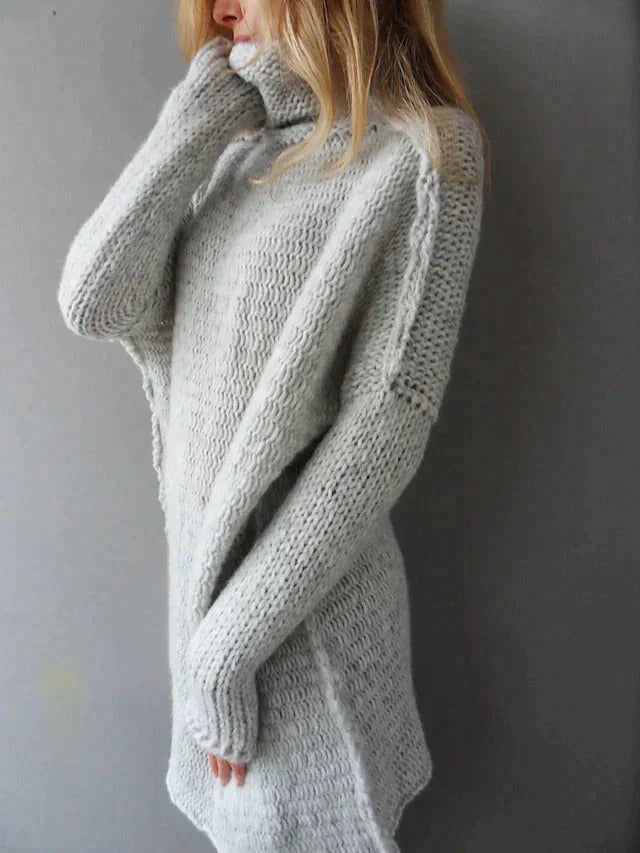 Alexis - Oversize grå sweater